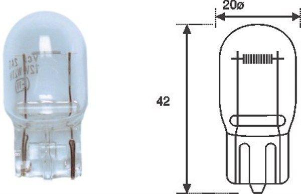 MAGNETI MARELLI lemputė 002052200000